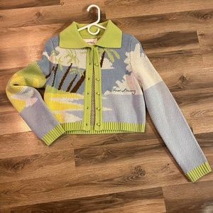 House of Sunny Palm Tree Cardigan